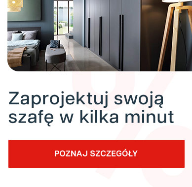 Zaprojektuj swoją szafę w kilka minut