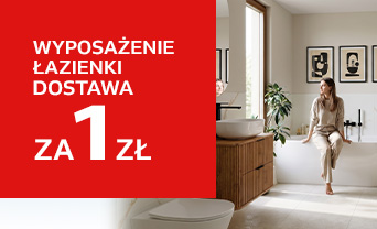 Dostawa wyposażenia Łazienki za 1 zł