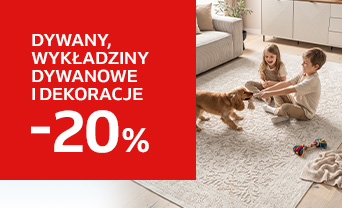 Dywany, wykładziny dywanowe i dekoracje -20% przy zakupach za min. 200 zł