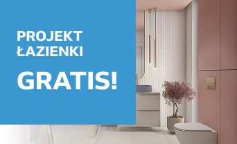 Projekt łazienki gratis przy zakupie łazienki za minimum 3000 zł.